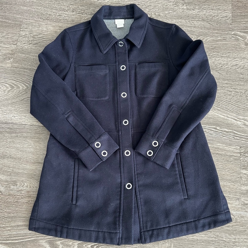 CHICO’S PLUSH JACKET SHACKET